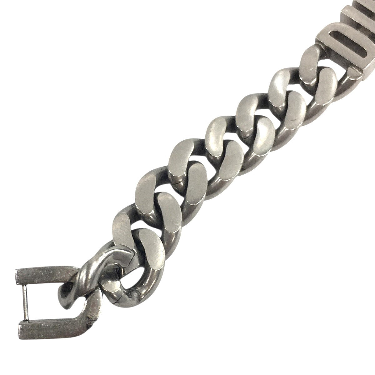 DIESEL(ディーゼル) ロゴ チェーン ブレスレット シルバー｜【公式