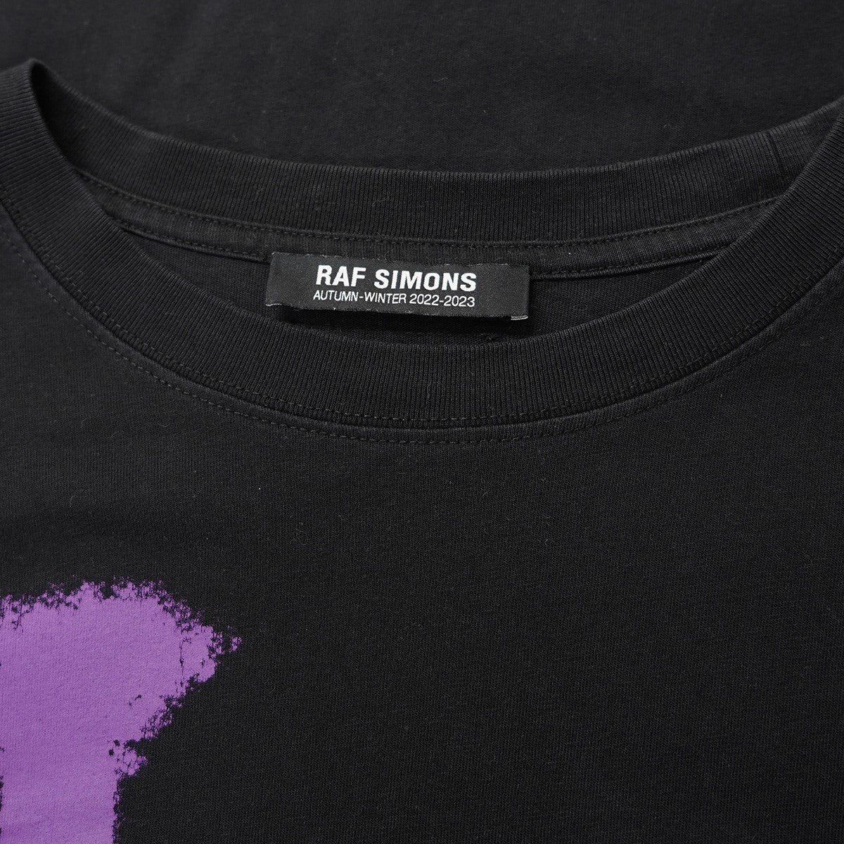 RAF SIMONS 22AW OVERSIZED FESTIVAL FOOLS PRINT ON FRONT T-SHIRTオーバーサイズ フェスティバル フールズ ロゴ パッチ Tシャツ 古着・中古-5枚目のアイテム画像
