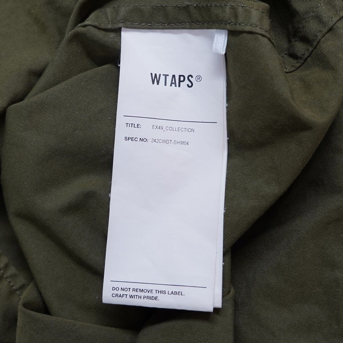 WTAPS(ダブルタップス) 24AW Scout ／ LS ／ NYCO Weather Olive Drab