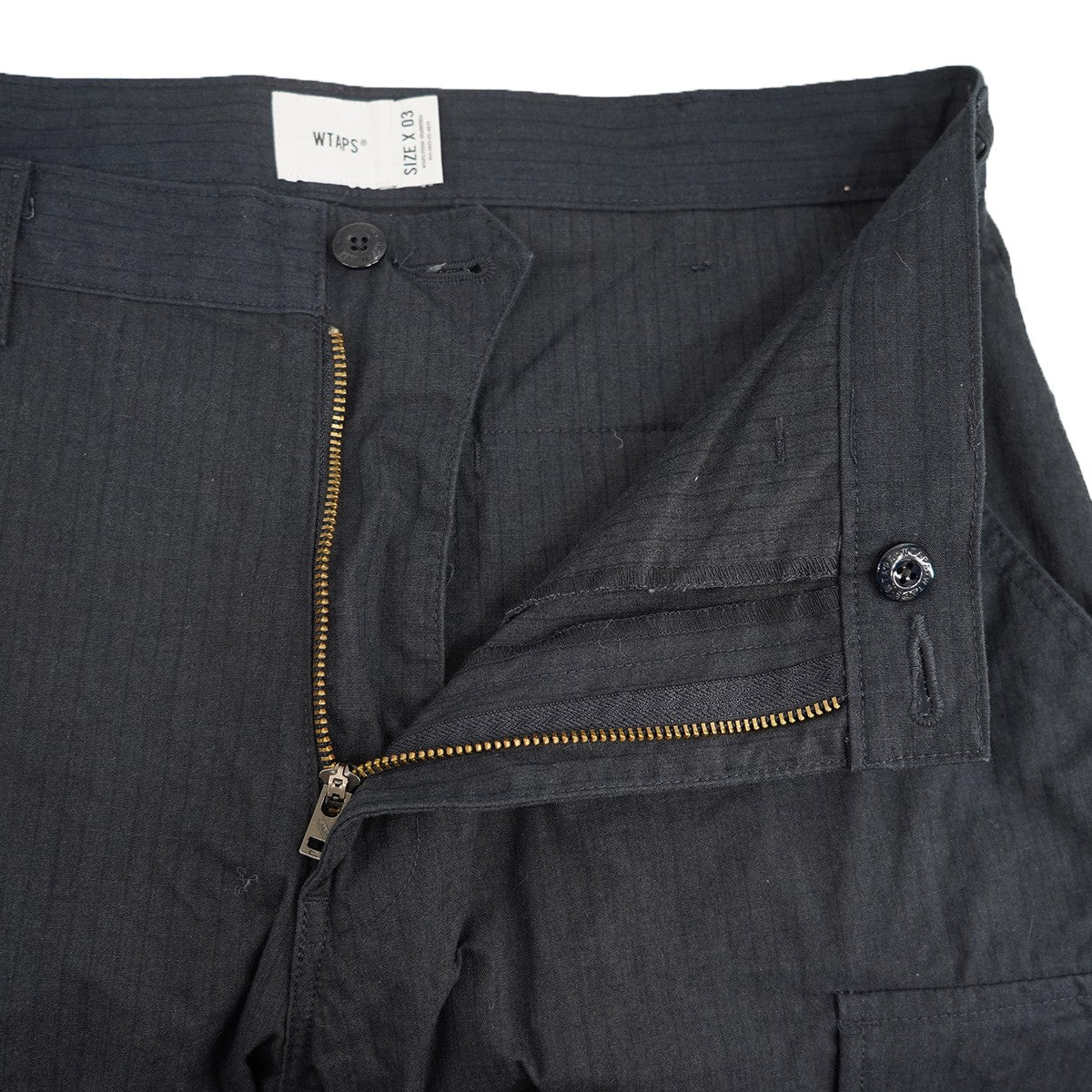 23AW TROUSERS NYCO． RIPSTOPコットンナイロン リップストップ トラウザース カーゴパンツ