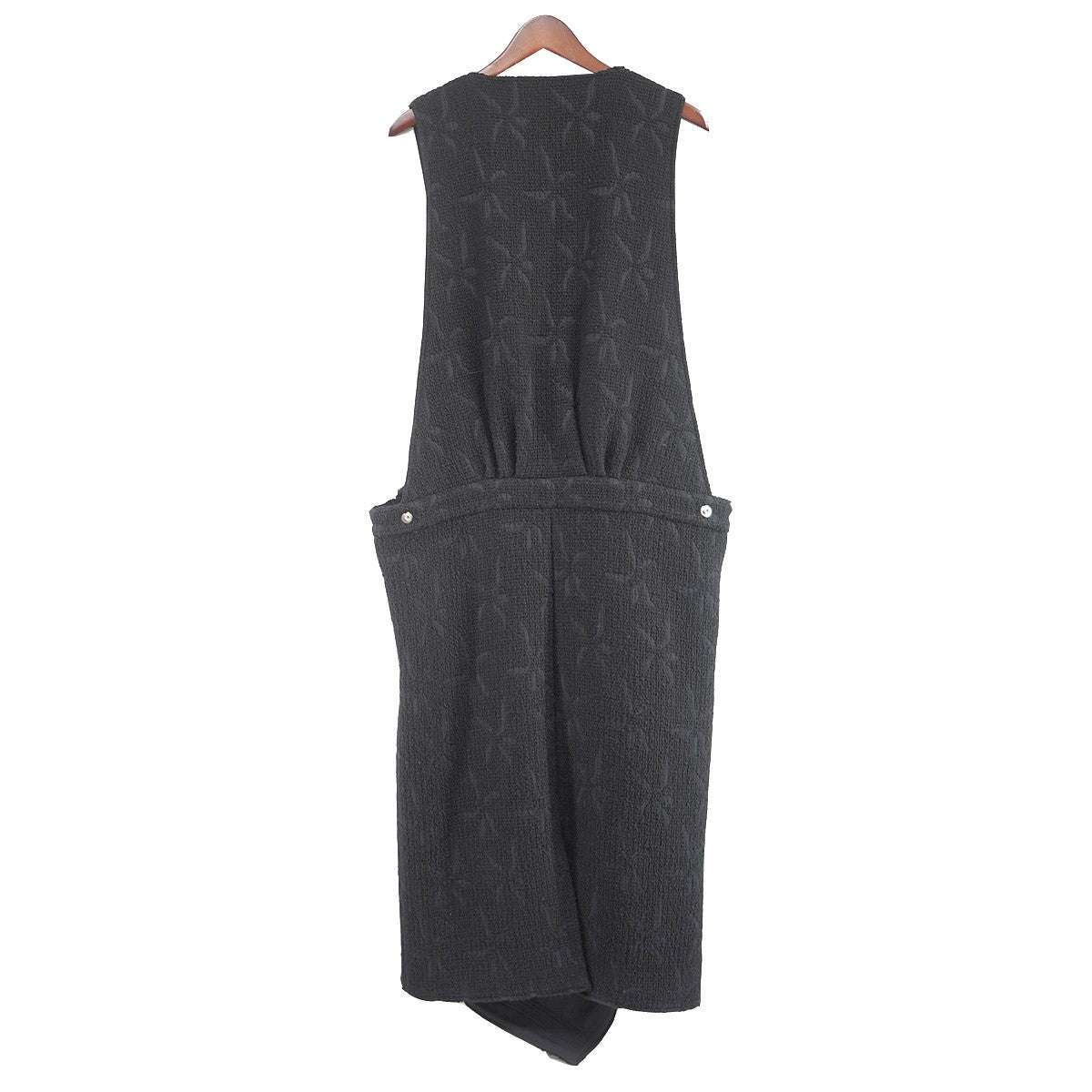 24AW Jarocka Apron ジャガード エプロン ロング ベスト スリーブレスコート