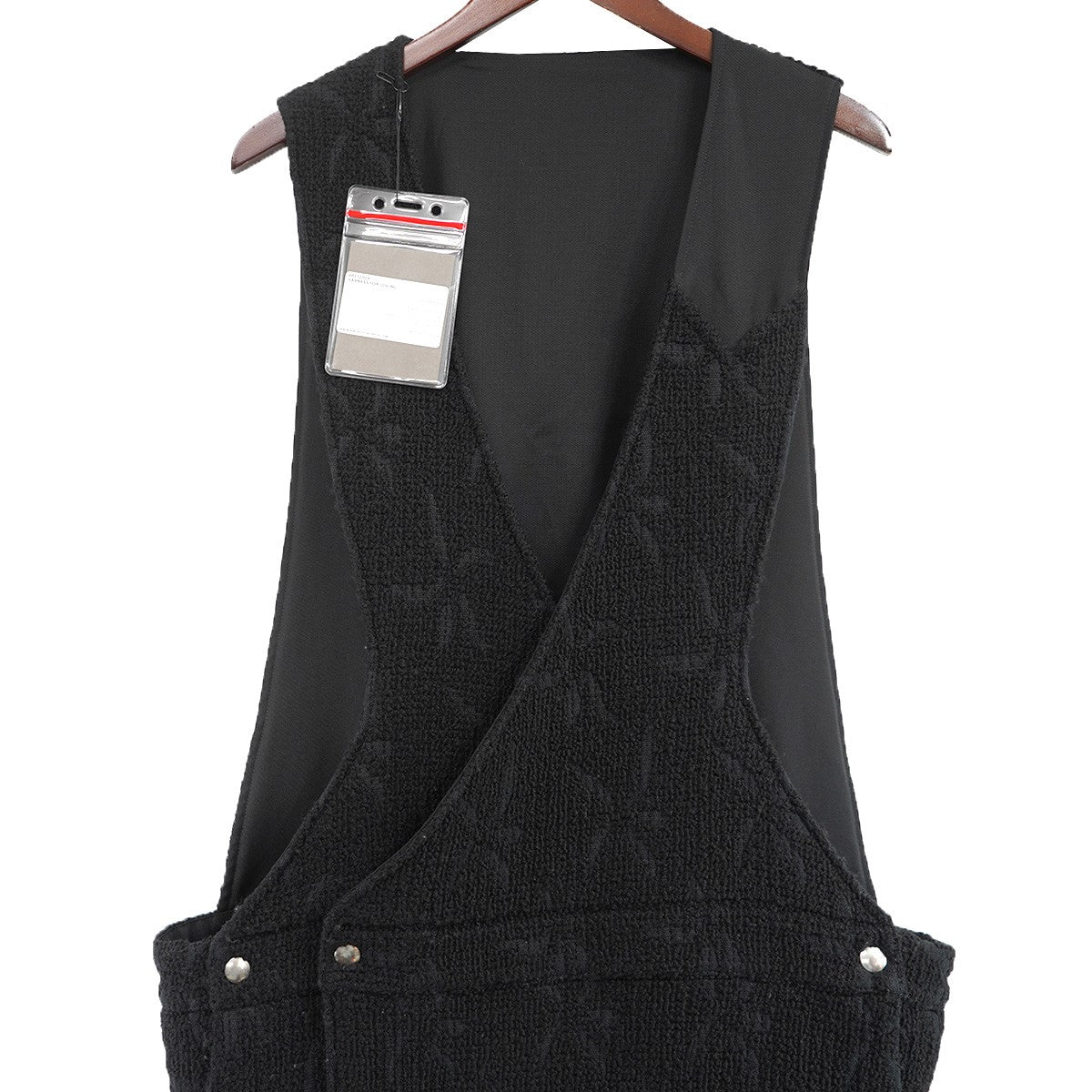 24AW Jarocka Apron ジャガード エプロン ロング ベスト スリーブレスコート
