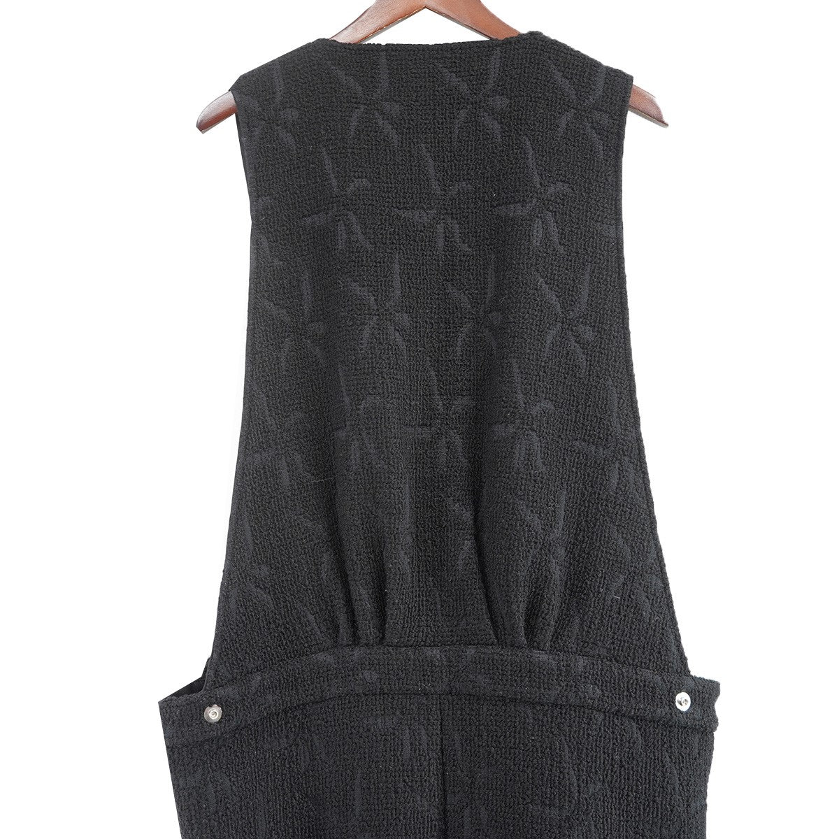 24AW Jarocka Apron ジャガード エプロン ロング ベスト スリーブレスコート