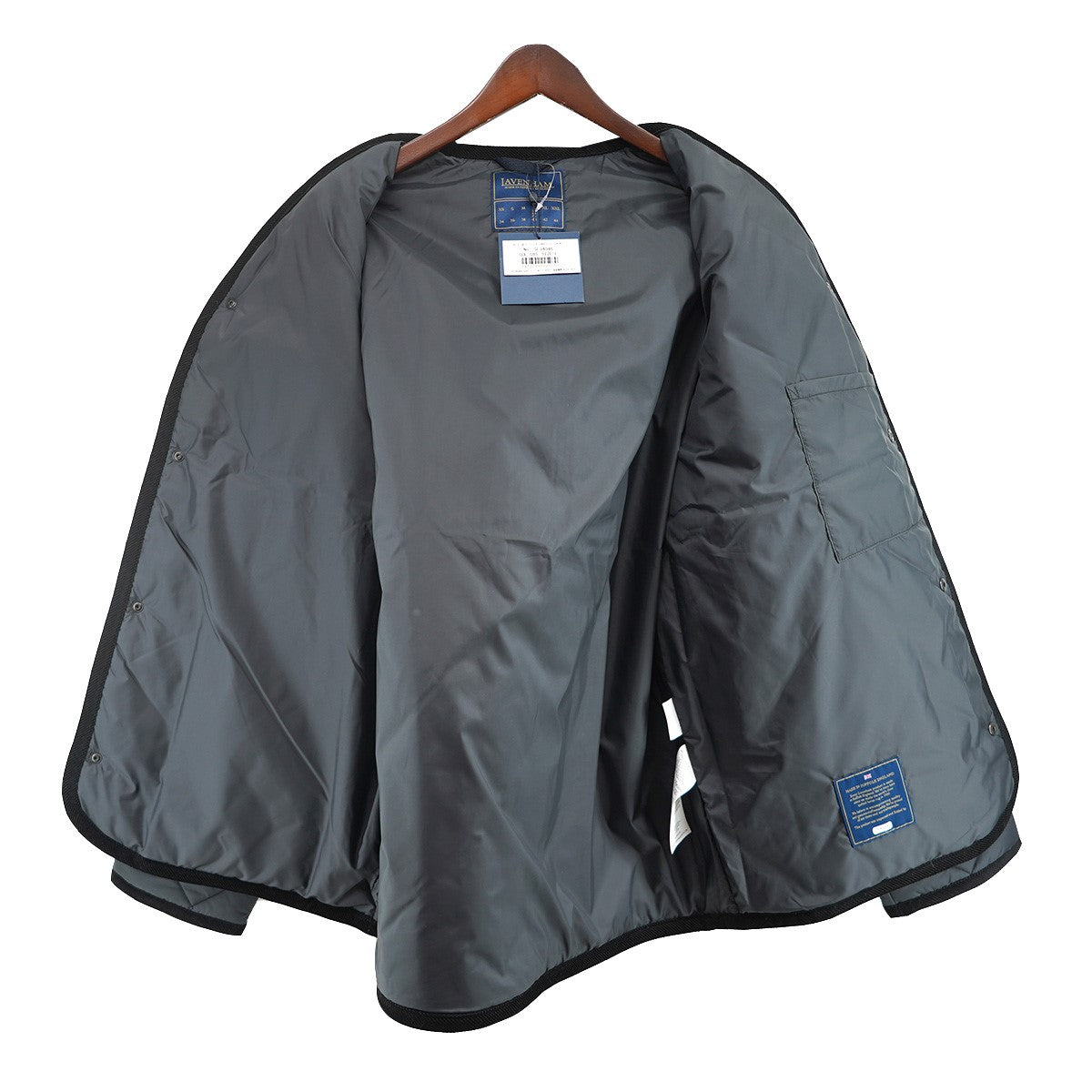 BIG QUILT COLLARLESS JACKET MENSビッグ キルト カラーレス ノーカラー ジャケット