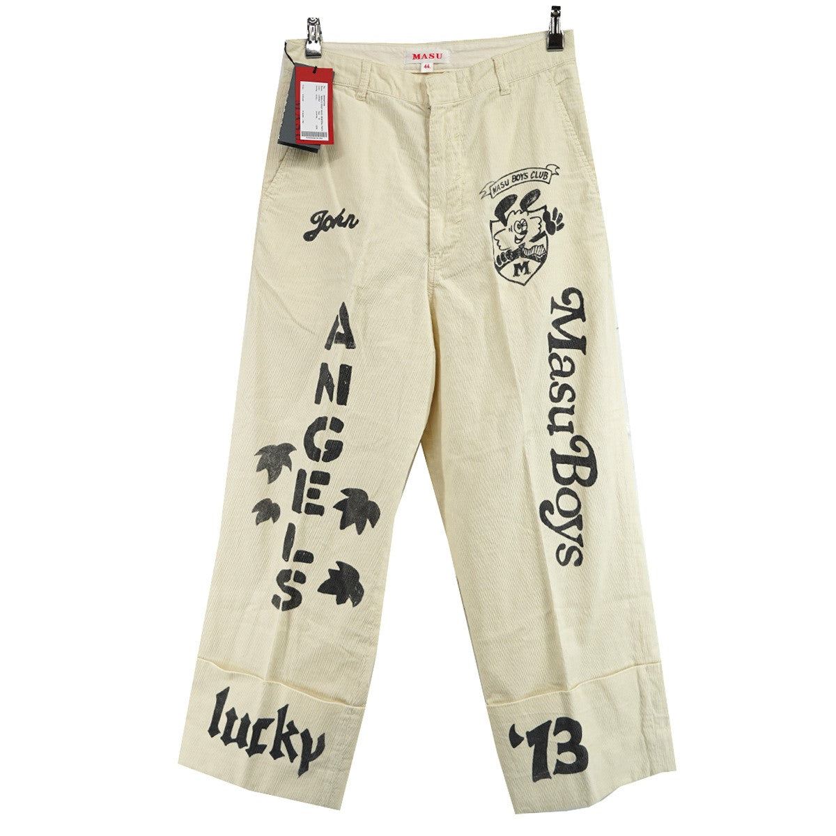 定価6.4万 25SS MASU × VERDY メモリアルパンツ 44 MASU×VERDY 25SS MASU X VERDY M．B．C． MEMORIAL PANTSヴェルディ