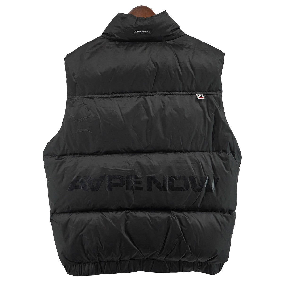 A APE NOW ロゴ パッチ ダウンベスト