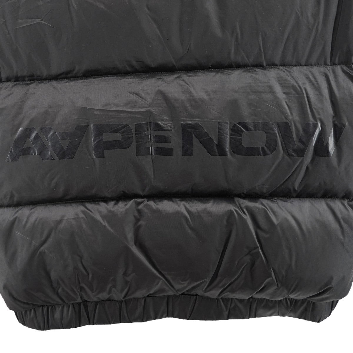 A APE NOW ロゴ パッチ ダウンベスト