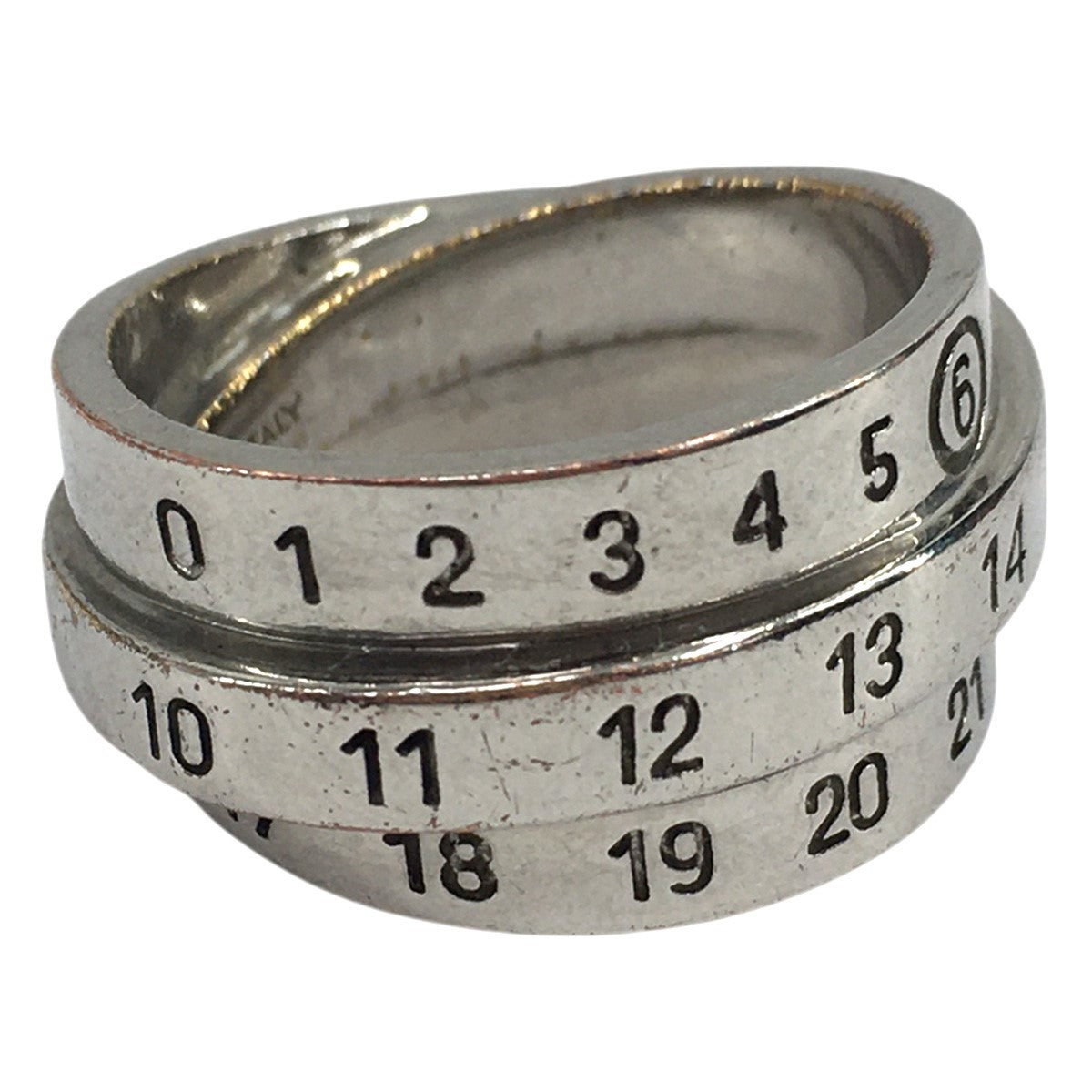 Maison Margiela(メゾンマルジェラ) ナンバリングリング シルバー