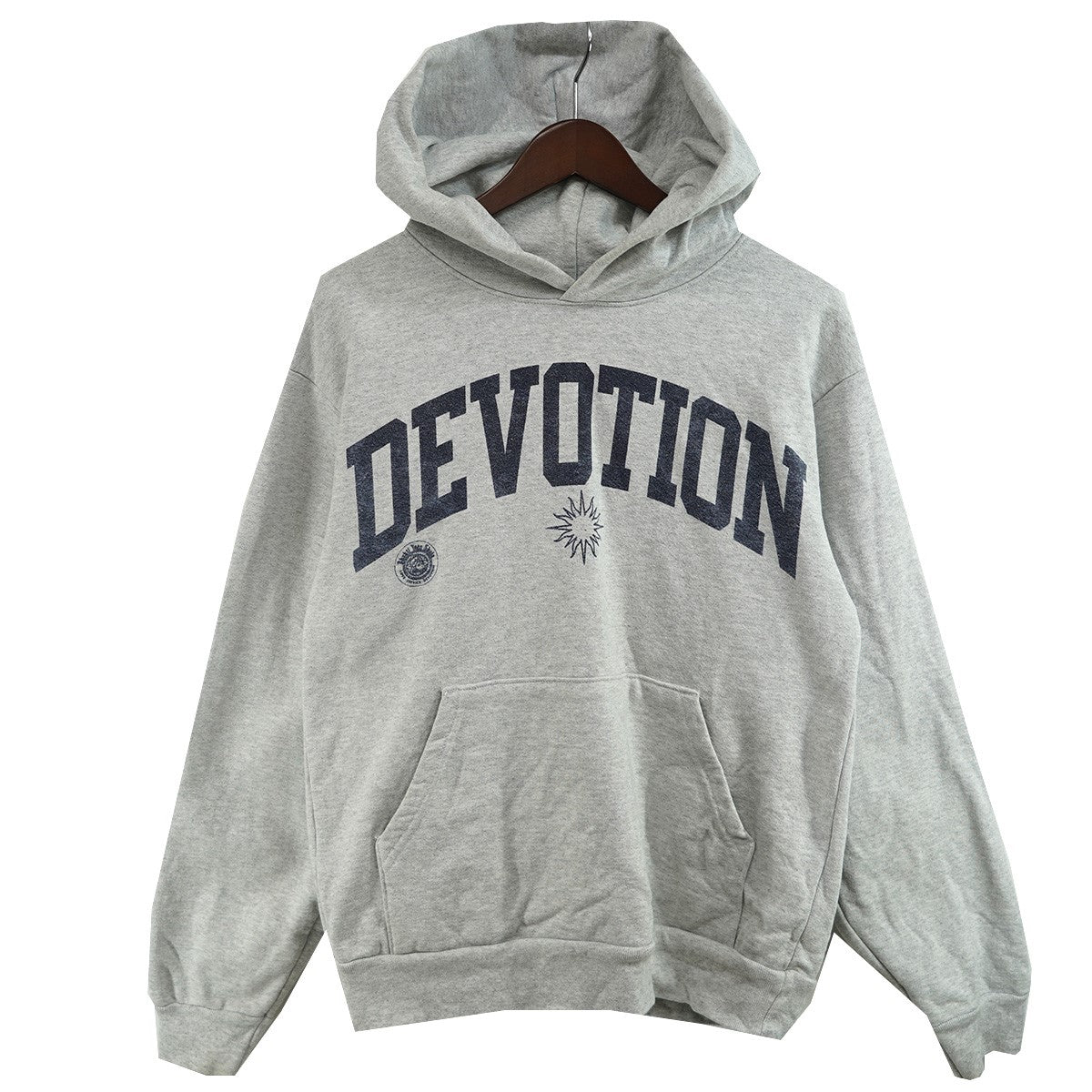 Online Ceramics Ash Hoodie (14oz Heavy Fleece) DEVOTIONロゴ フーディ パーカー 古着・中古-1枚目のアイテム画像