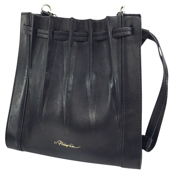 【美品】3.1 Phillip Lim ボストンバッグ　ダブルハンドル　ブラック 3．1 phillip lim(スリーワンフィリップリム) Florence Pleated