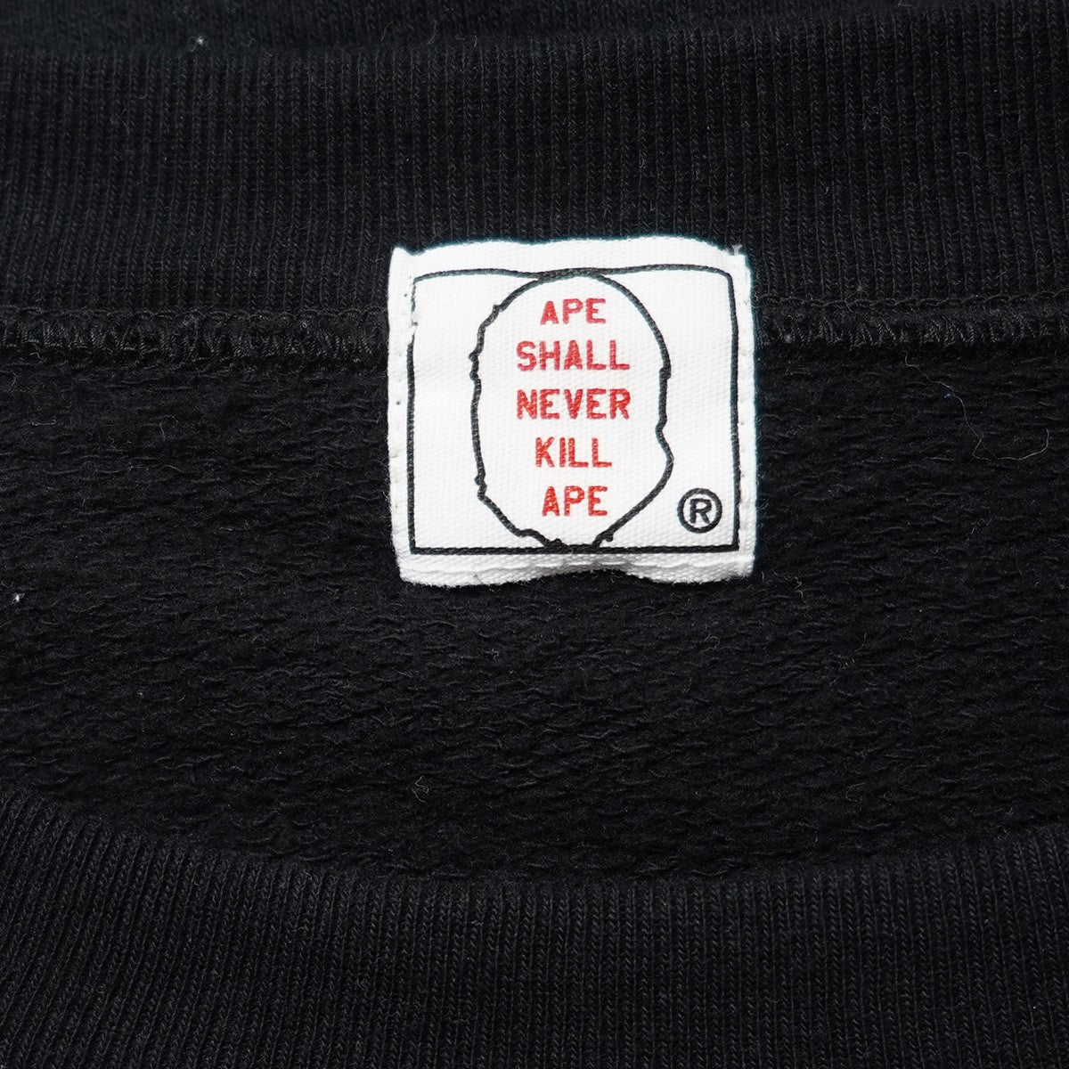 00s BAPE STA CREWNECK SWEATSHIRTベイプスタ ロゴ 薄手 クルーネック スウェット トレーナー