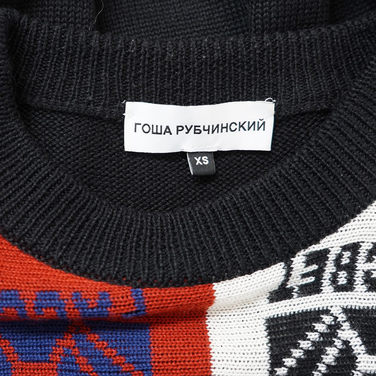 Gosha Rubchinskiy(ゴーシャラブチンスキー) マルチスカーフ柄 クルー