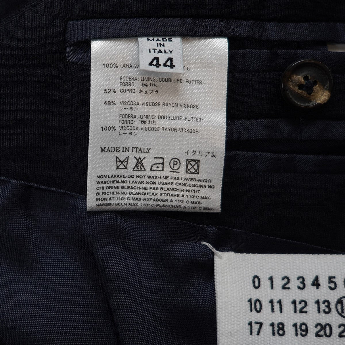 ここのえ期 フェイクボタン 1B テーラードジャケット