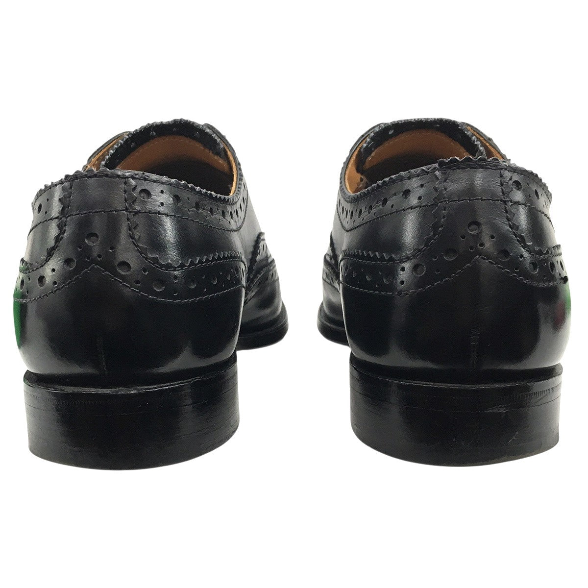 GRENSON TOMORROWLAND トゥモローランド別注フルブローグ(センターエラステック) スリップオン レザーシューズ 靴 スリッポン 古着・中古-5枚目のアイテム画像