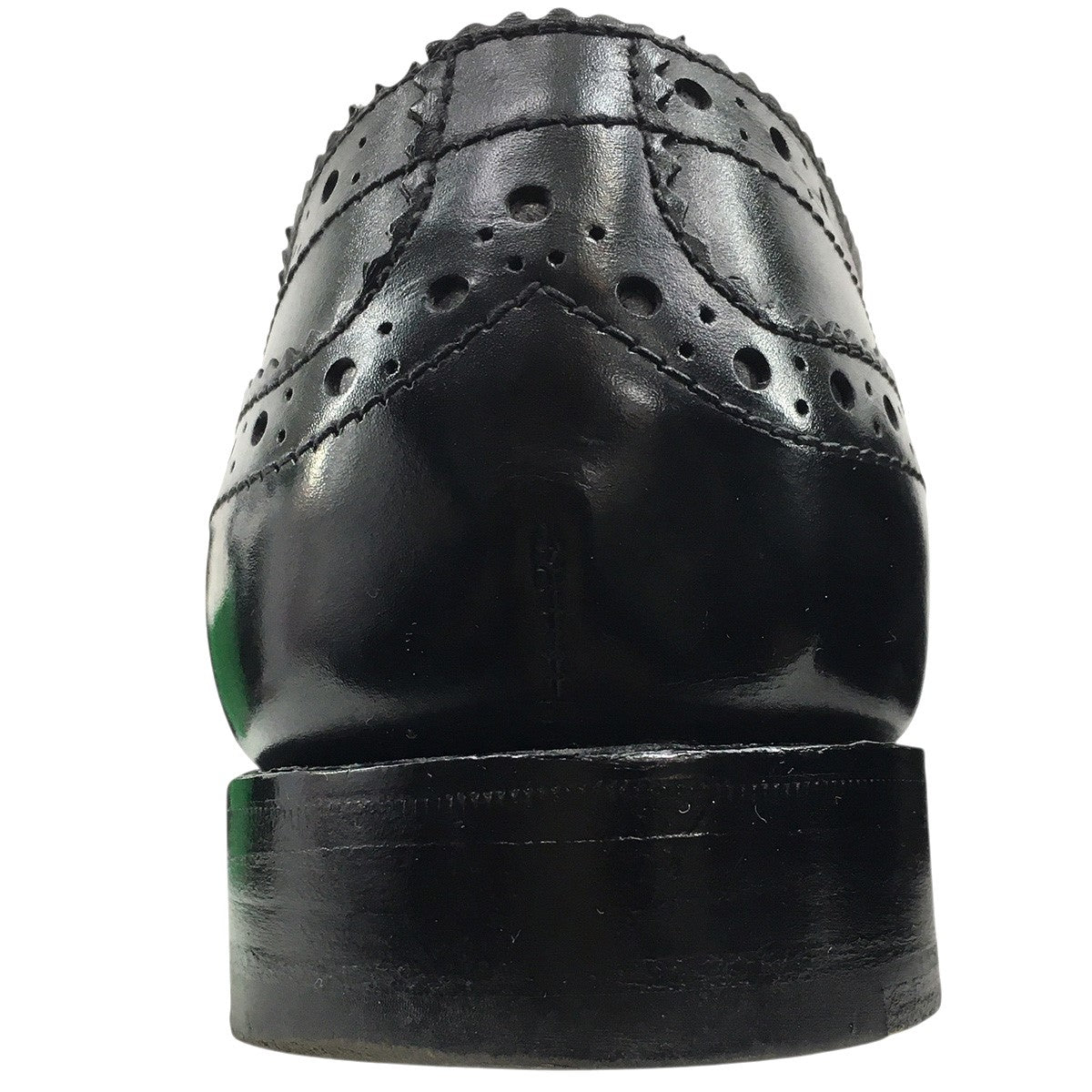 GRENSON TOMORROWLAND トゥモローランド別注フルブローグ(センターエラステック) スリップオン レザーシューズ 靴 スリッポン 古着・中古-7枚目のアイテム画像
