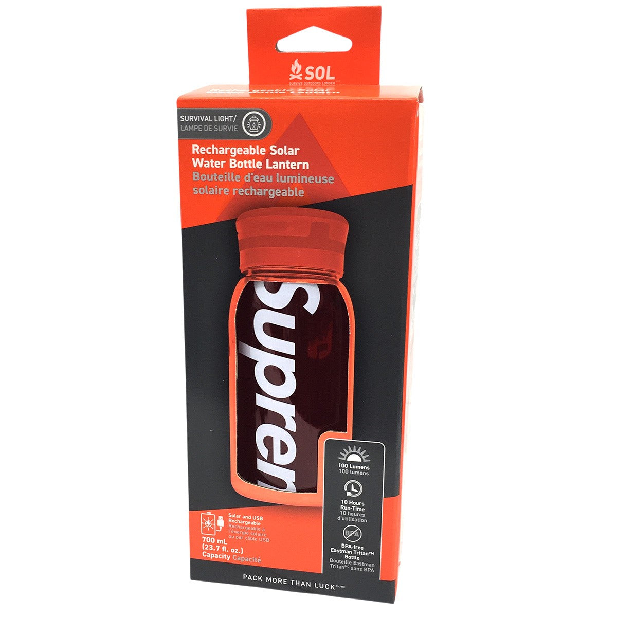 Supreme(シュプリーム) 25AW SOL Water Bottle Lanternロゴ SOL