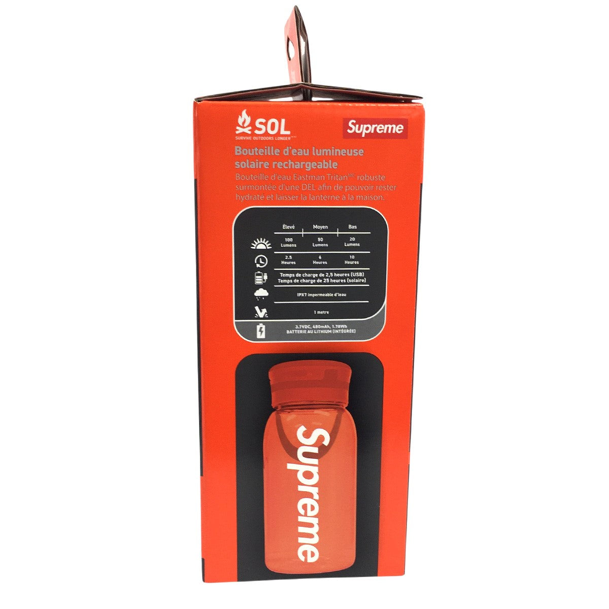 Supreme 25AW SOL Water Bottle Lanternロゴ SOL ウォーター ボトル ランタン 古着・中古-3枚目のアイテム画像