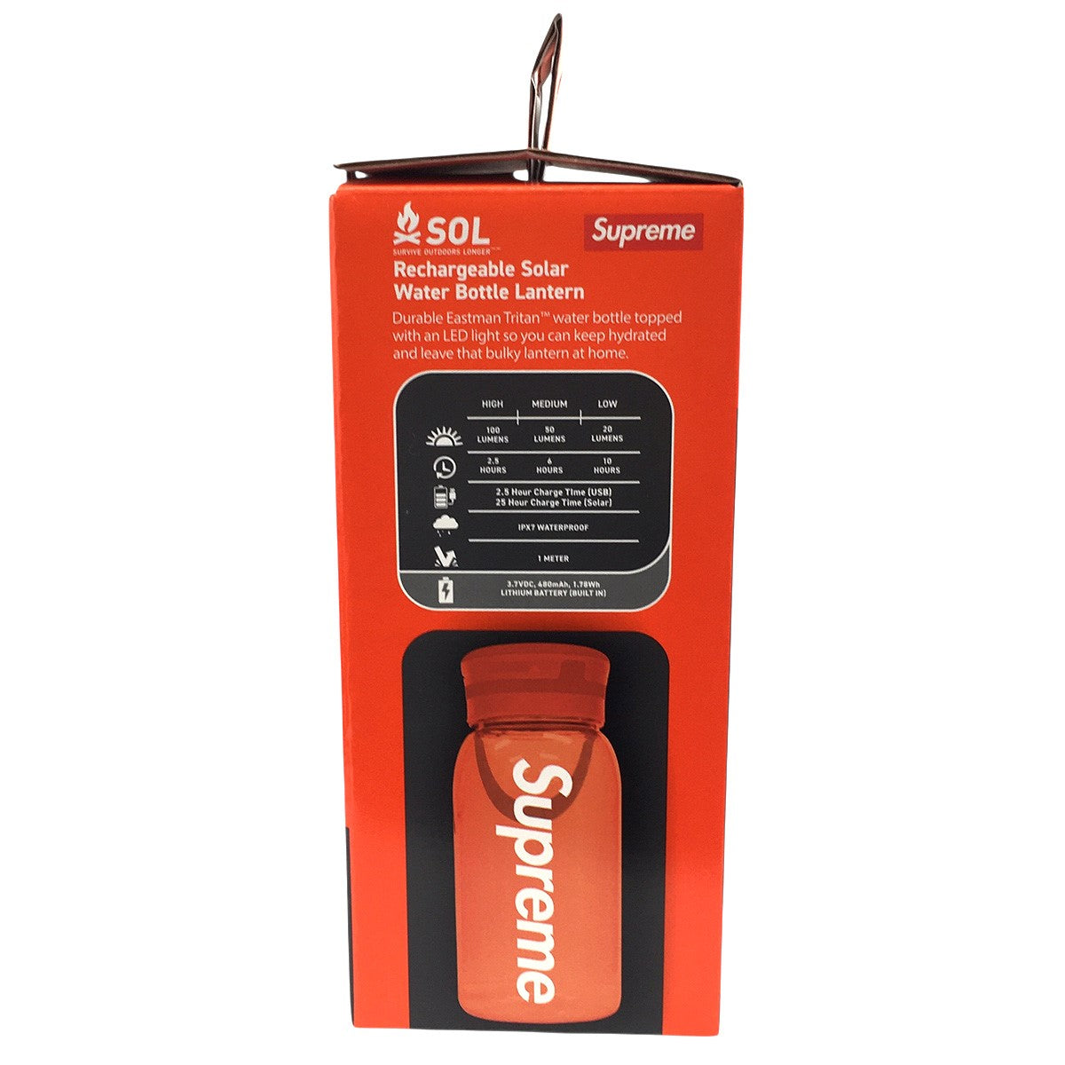 Supreme 25AW SOL Water Bottle Lanternロゴ SOL ウォーター ボトル ランタン 古着・中古-5枚目のアイテム画像