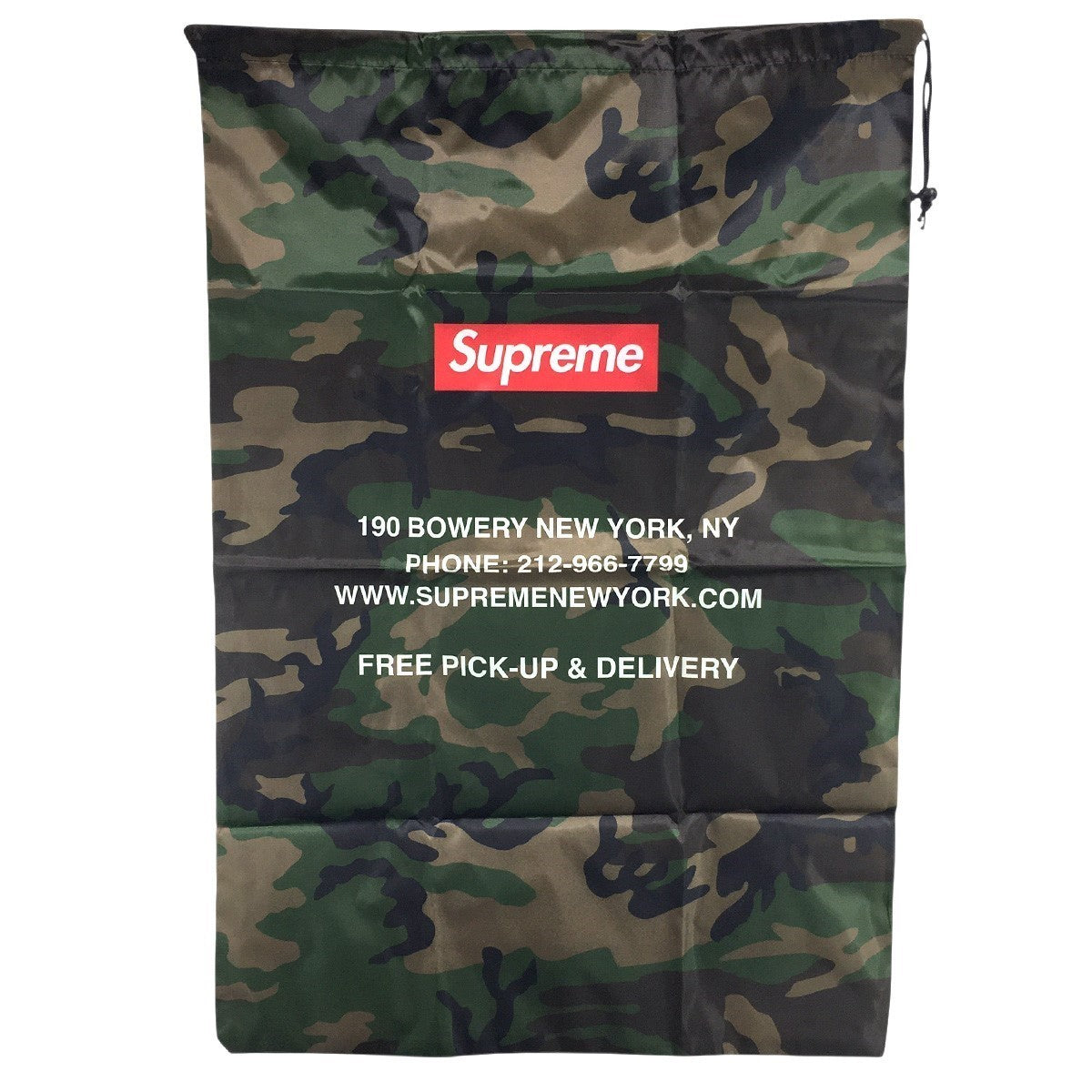 25AW Laundry Bag 25FWノベルティー カモ 迷彩 ボックスロゴ ランドリーバッグ