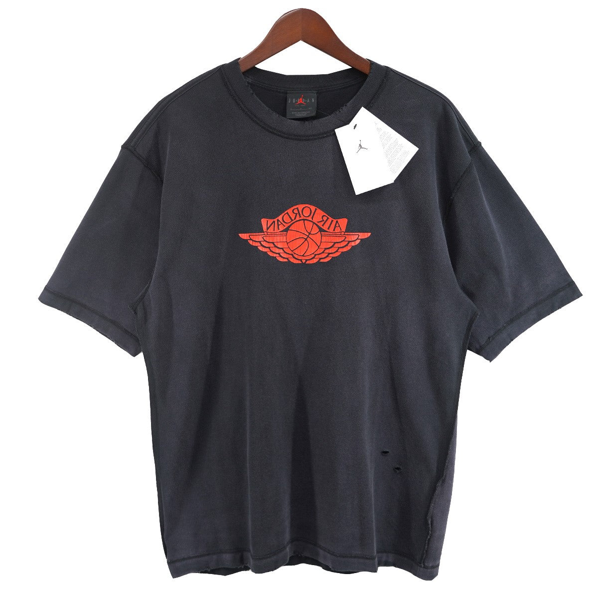 JORDAN BRAND M J RARE AIR WSH 85 SS CREWジョーダン Vintage ヴィンテージ ダメージ 加工 ロゴ Tシャツ