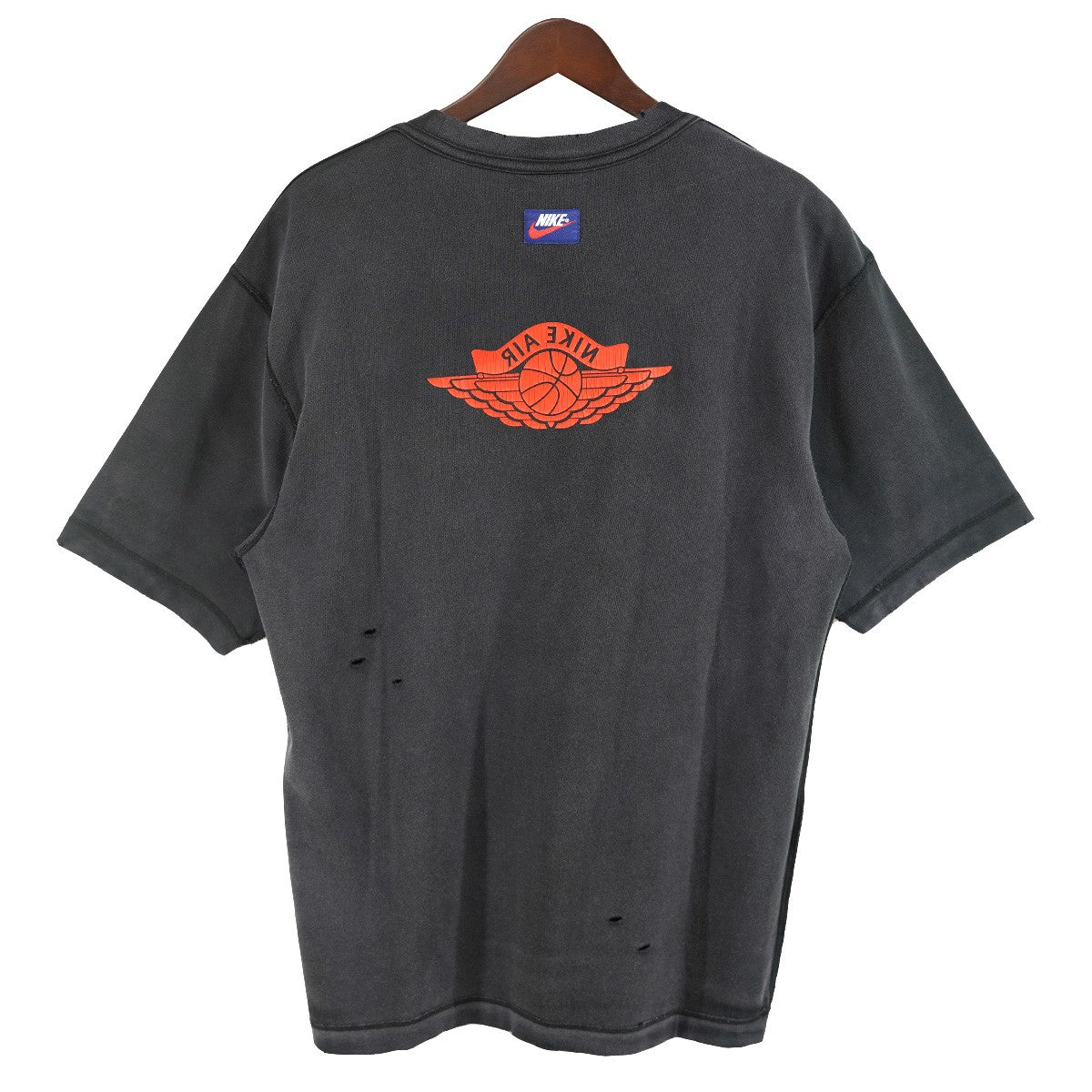 JORDAN BRAND M J RARE AIR WSH 85 SS CREWジョーダン Vintage ヴィンテージ ダメージ 加工 ロゴ Tシャツ