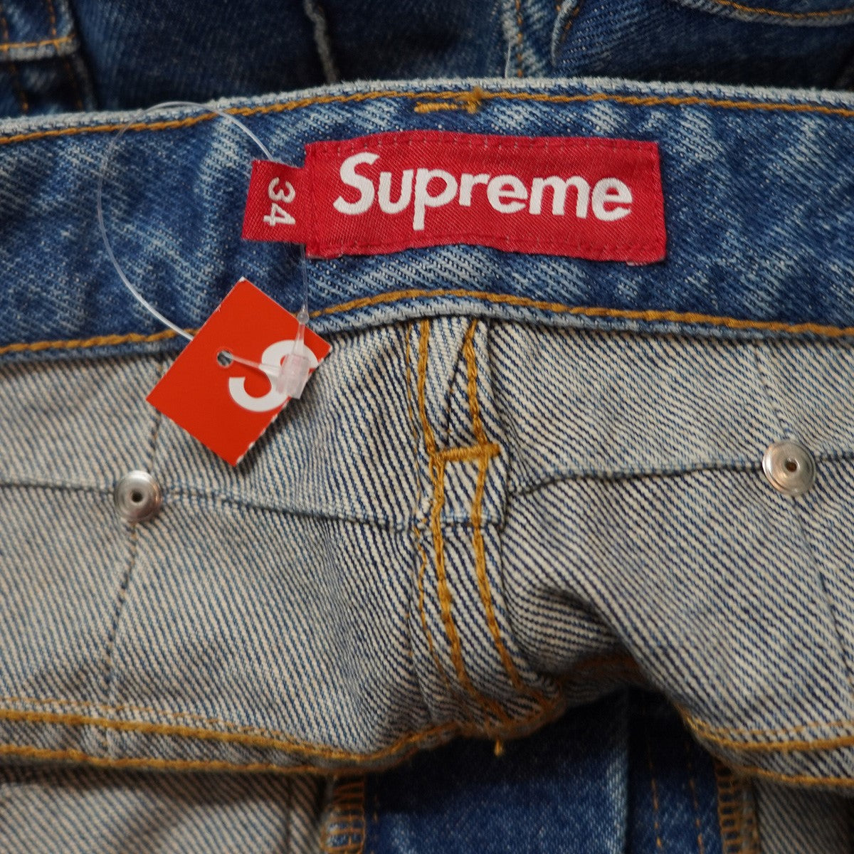 Supreme(シュプリーム) 25SS Studded Seam Loose Fit Jeanスタッズ
