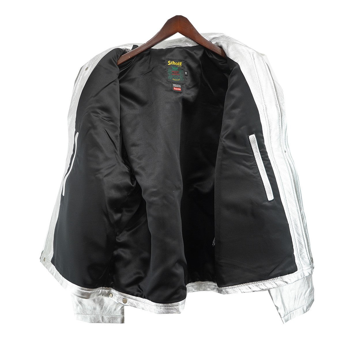 ★Supreme x Schott Leather Clip Jacket Supreme×SCHOTT 25SS Schott Leather Clip Jacketレザー クリップ