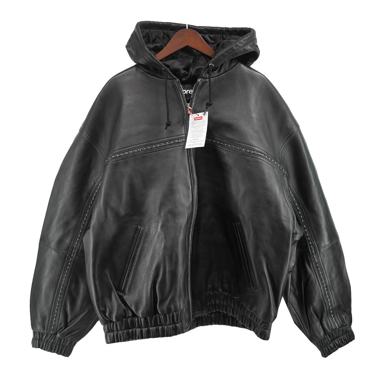 Supreme(シュプリーム) 25SS Studded Hooded Leather Jacketスタッズ