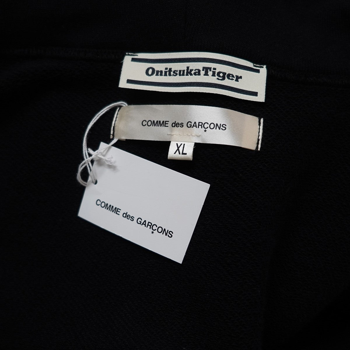 COMME des GARCONS×ONITSUKA TIGER 25AW Onitsuka Tiger Zip Hoodieコラボ ロゴ ジップ フーディ パーカー 古着・中古-5枚目のアイテム画像