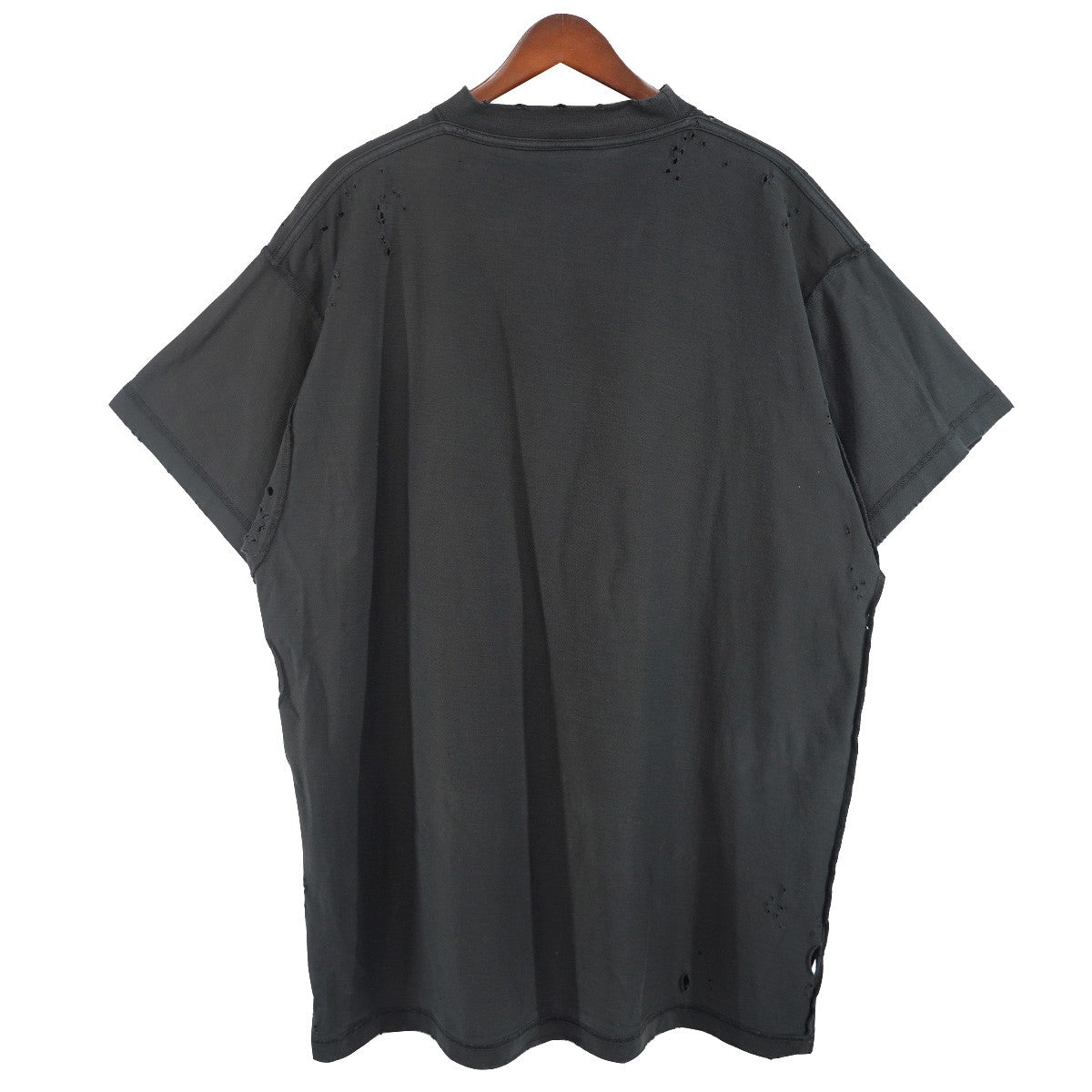 BALENCIAGA 24AW ANTWERPEN INSIDE-OUT T-Shirtデストロイ ダメージ加工 アントウェルペン アントワープ オーバーサイズ Tシャツ 古着・中古-5枚目のアイテム画像
