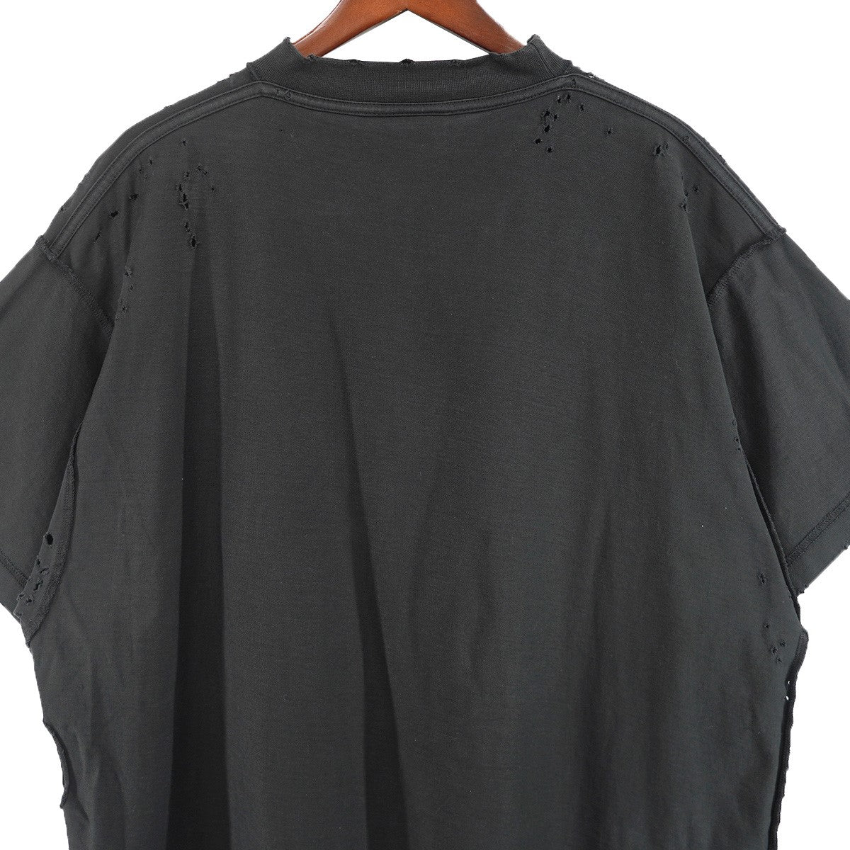 BALENCIAGA 24AW ANTWERPEN INSIDE-OUT T-Shirtデストロイ ダメージ加工 アントウェルペン アントワープ オーバーサイズ Tシャツ 古着・中古-6枚目のアイテム画像