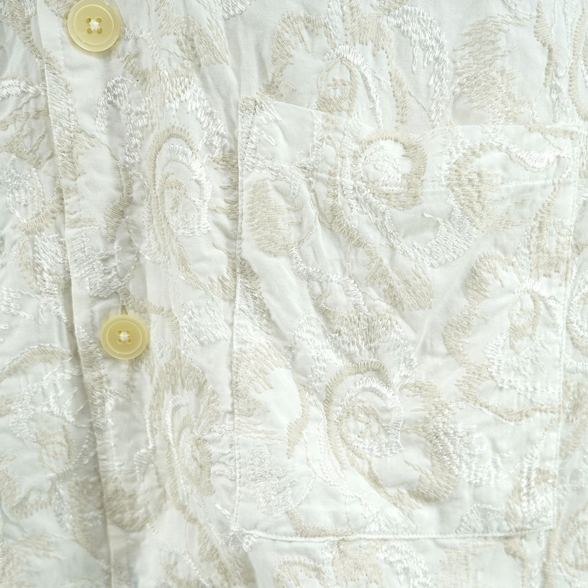 Needles(ニードルズ) 21SS Cabana Shirt - Cotton Cloth ／ Rose Emb