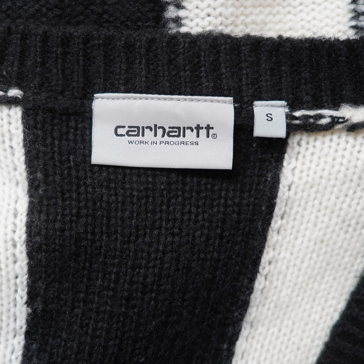 CarHartt MANFORD CARDIGANロゴ ニット マンフォード カーディガン 古着・中古-5枚目のアイテム画像