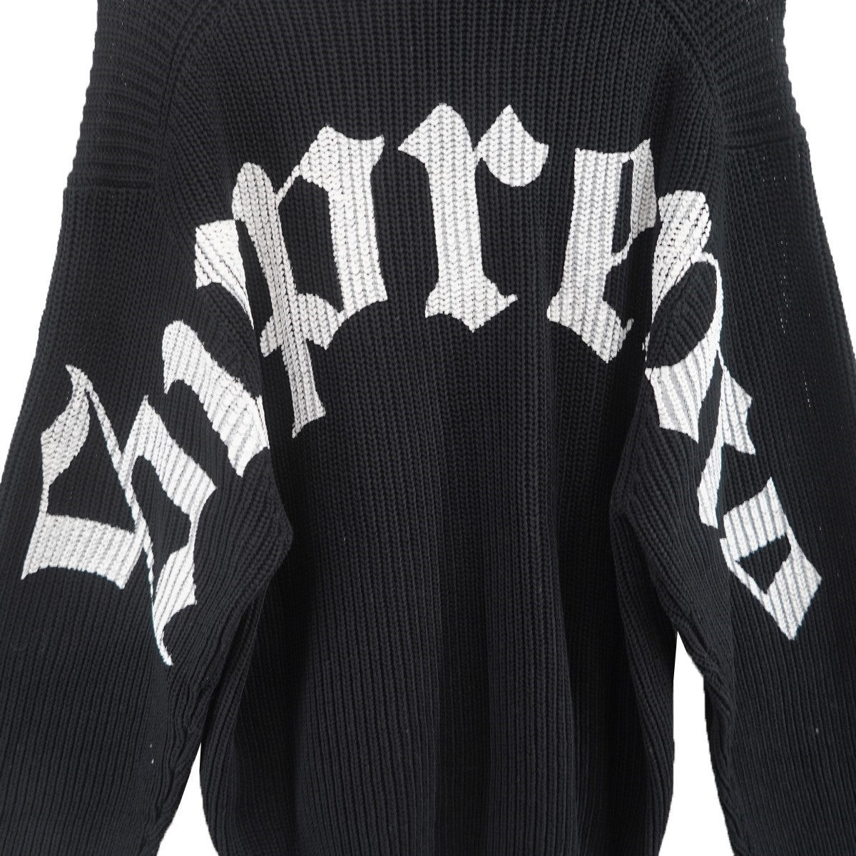 Supreme 25SS Old English Printed Sweaterバック オールド イングリッシュ ロゴ プリント セーター ニット 古着・中古-2枚目のアイテム画像
