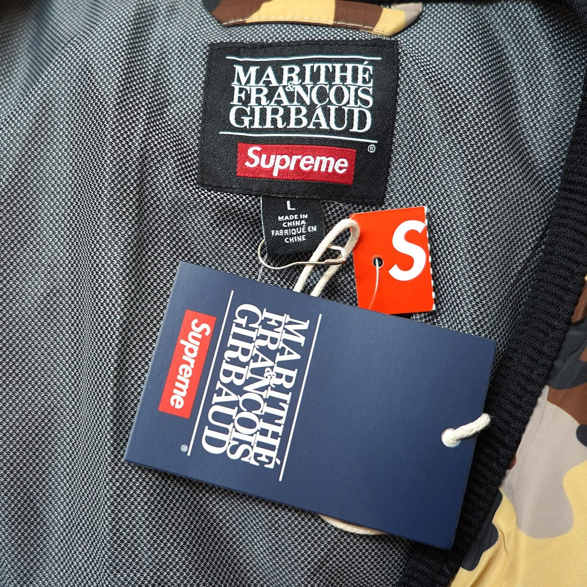 Supreme×MARITHE+FRANCOIS GIRBAUD 25SS Marithe + Francois Girbaud Down Puffer Vestロゴ カモ 迷彩 ダウン パファー ベスト 古着・中古-4枚目のアイテム画像