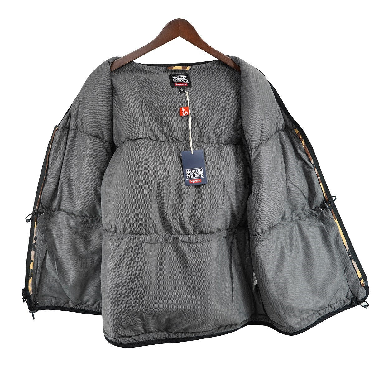 Supreme×MARITHE+FRANCOIS GIRBAUD 25SS Marithe + Francois Girbaud Down Puffer Vestロゴ カモ 迷彩 ダウン パファー ベスト 古着・中古-6枚目のアイテム画像