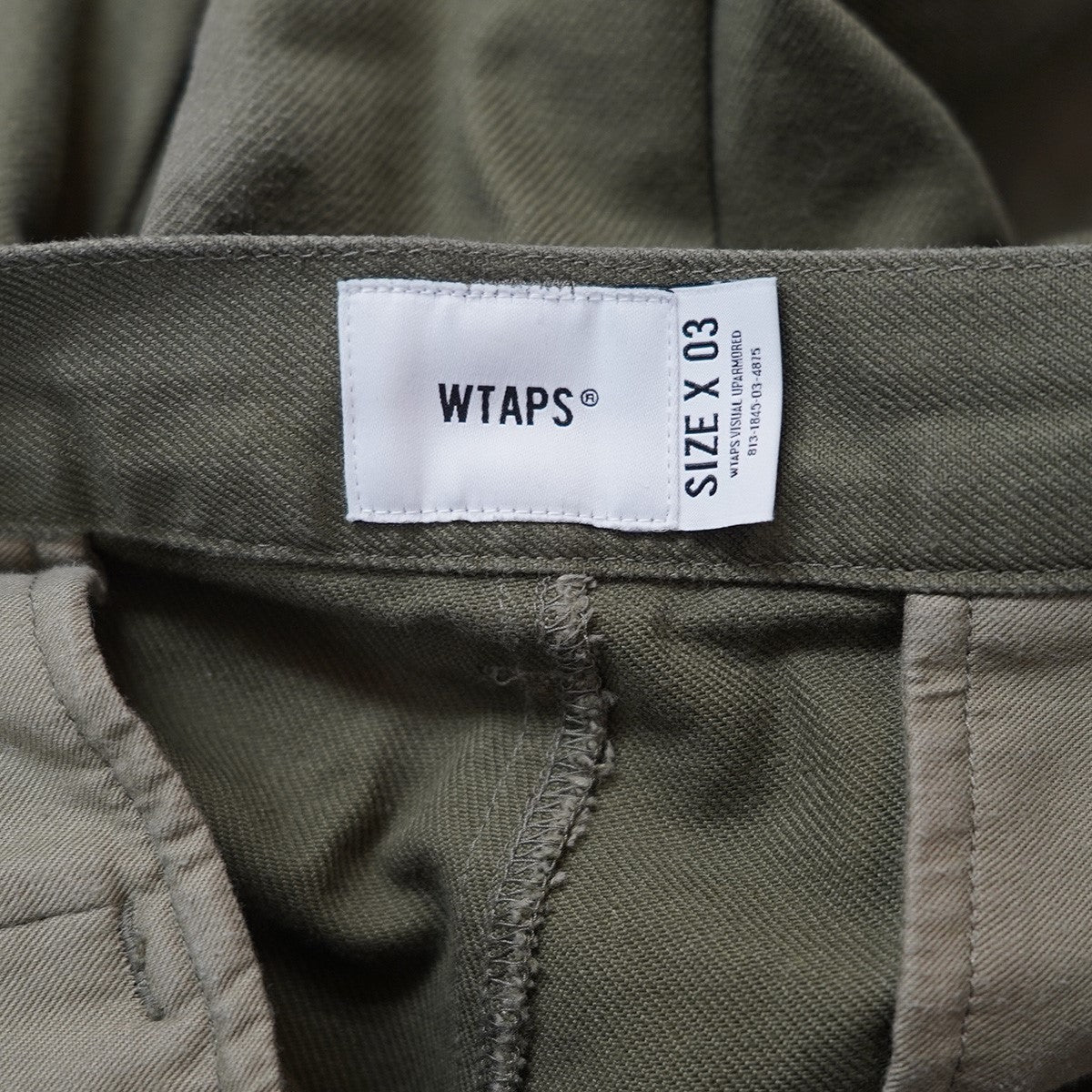 25 S／S WTAPS WRKT2501 ／ TROUSERS ／ COTTON． TWILLコットンツイル トラウザース パンツ