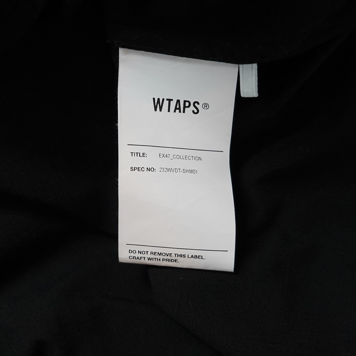 23AW Scout ／ LS ／ Cotton． Ripstop． Signリップストップ ロゴ スカウト ノーカラー シャツ