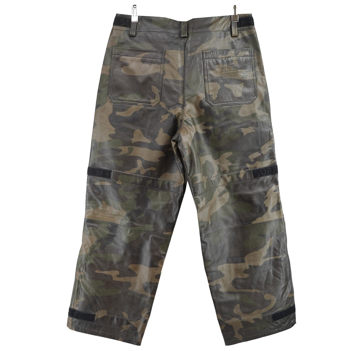 Supreme×MARITHE+FRANCOIS GIRBAUD×ALPHA 25SS Shuttle Tape Leather Cargo Pant Camoロゴ シャトル テープ レザー カーゴ パンツ 古着・中古-2枚目のアイテム画像