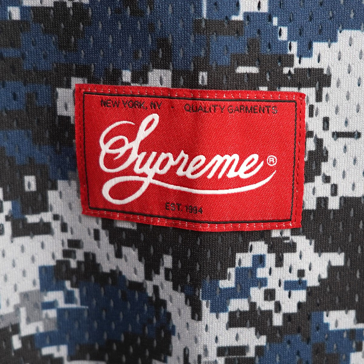 Supreme 25SS S Logo Baseball Henley Digi Camoエス ロゴ ベースボール ヘンリー ネック メッシュ Tシャツ 古着・中古-5枚目のアイテム画像