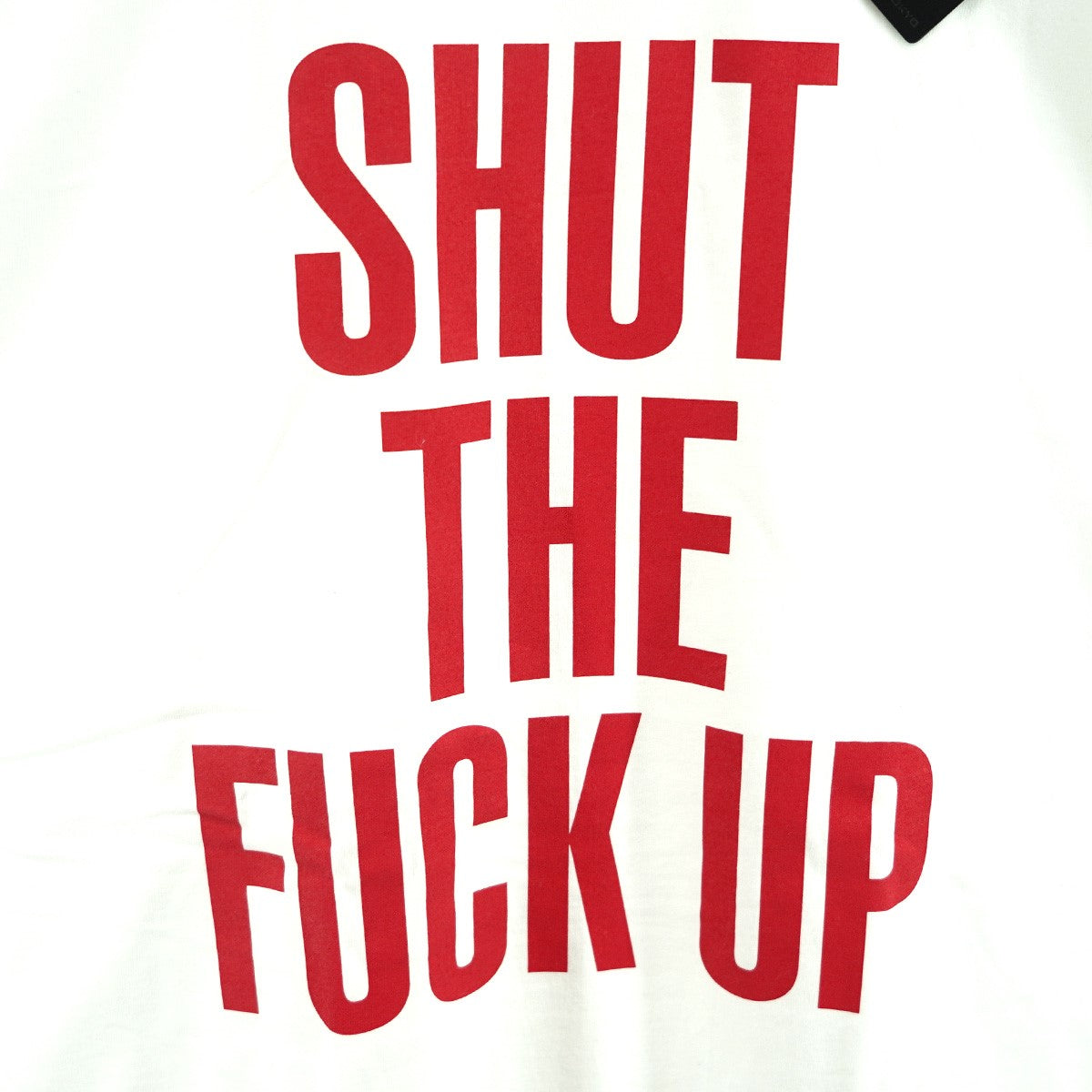 Supreme×NUMBER (N)INE 25AW Number (N)ine Shut Up Tee SHUT THE FUCK UPシャット ザ ファックアップ スカル ロゴ Tシャツ 古着・中古-2枚目のアイテム画像