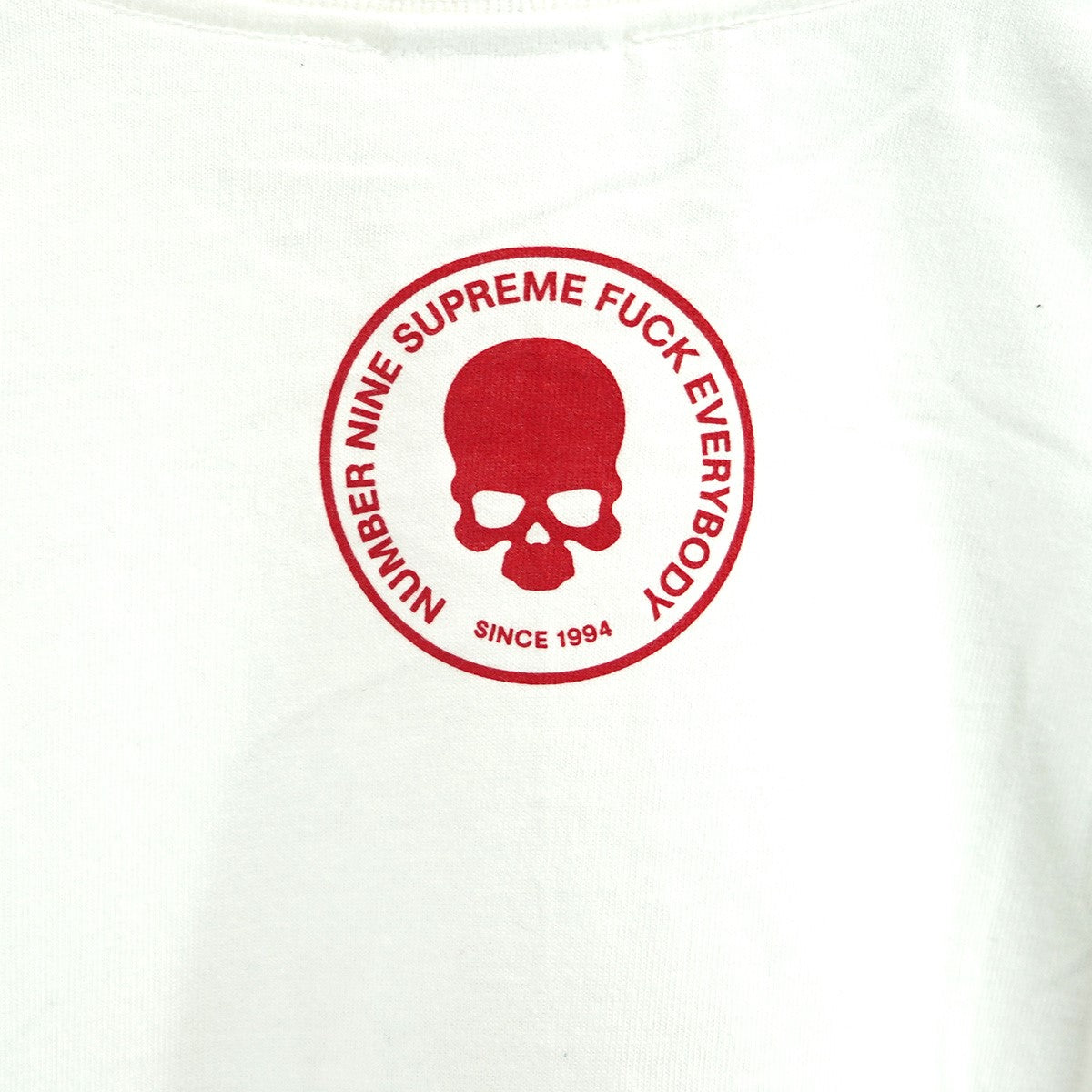 Supreme×NUMBER (N)INE 25AW Number (N)ine Shut Up Tee SHUT THE FUCK UPシャット ザ ファックアップ スカル ロゴ Tシャツ 古着・中古-4枚目のアイテム画像