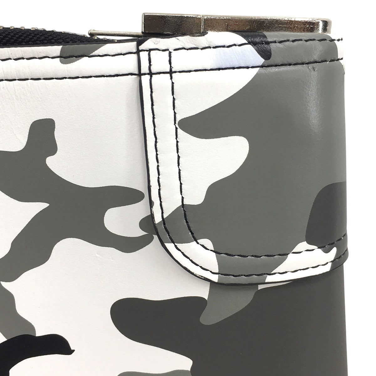 Supreme(シュプリーム) 25SS Leather Money Bag Snow Camo イタリア製