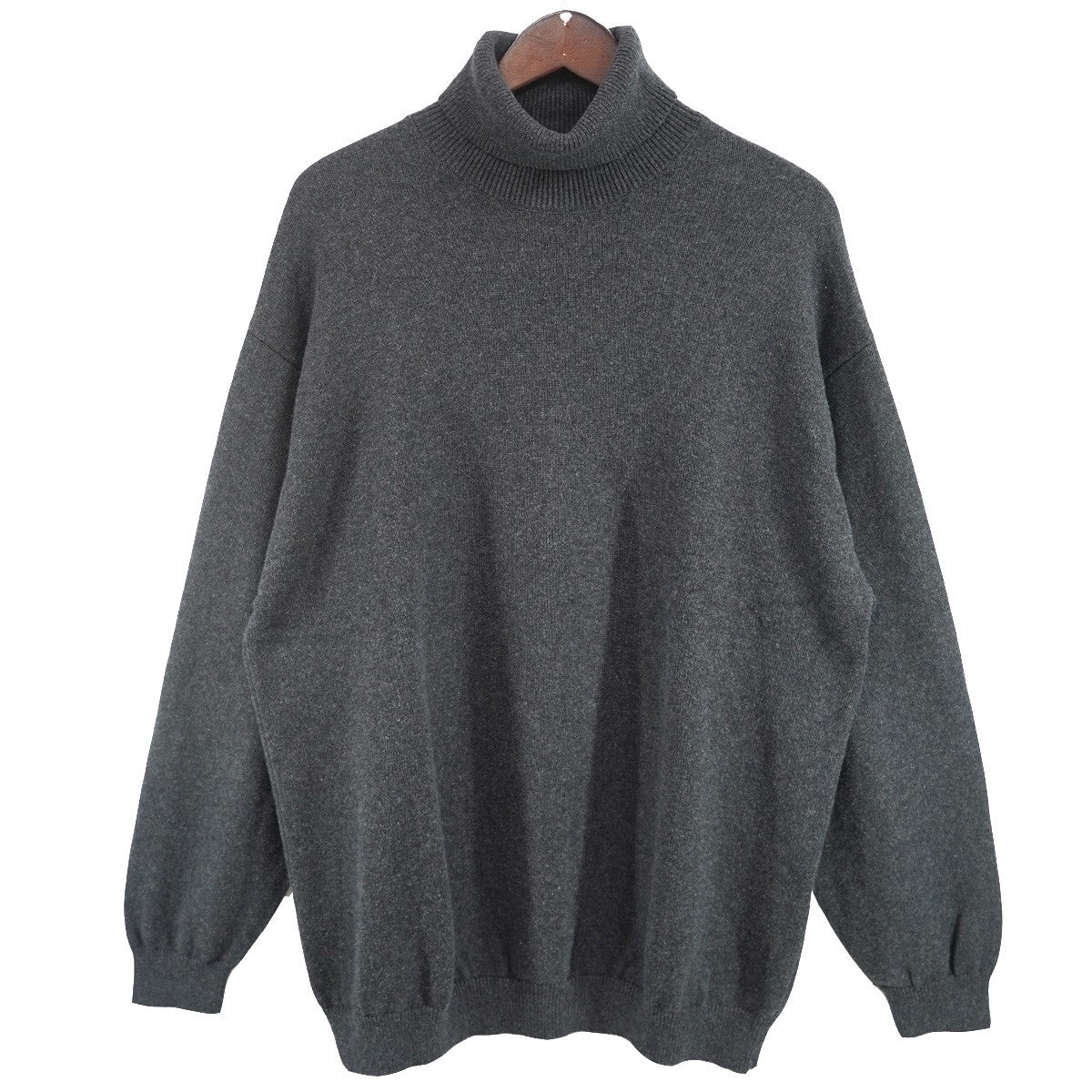 LOOSE FIT ルーズフィット カシミヤ混 タートルネック ニット セーター