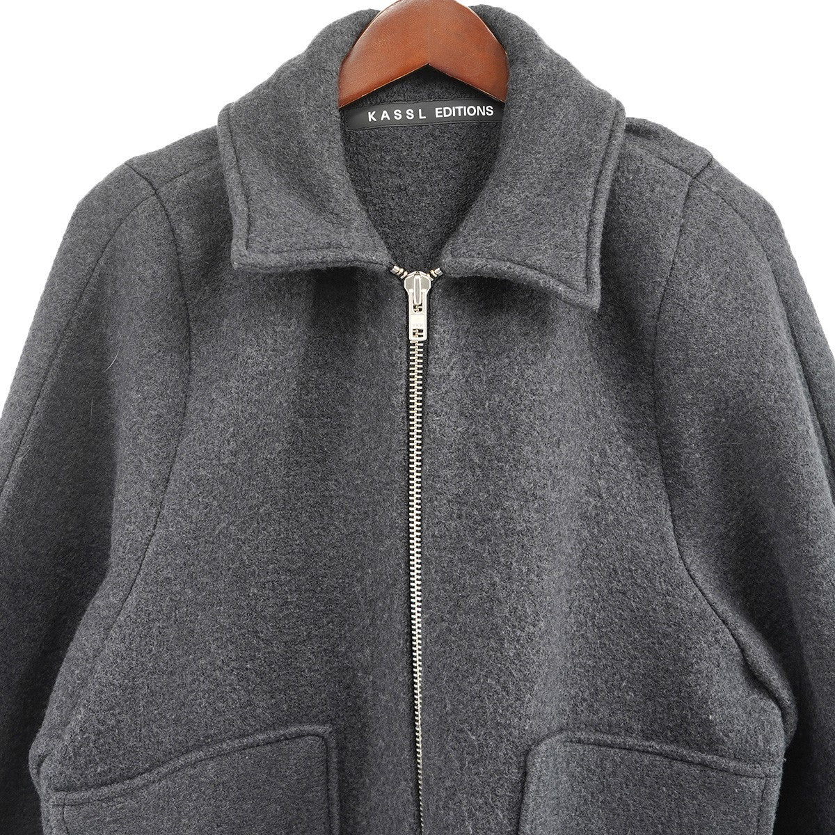 24AW ジップアップ ウール ジャケット