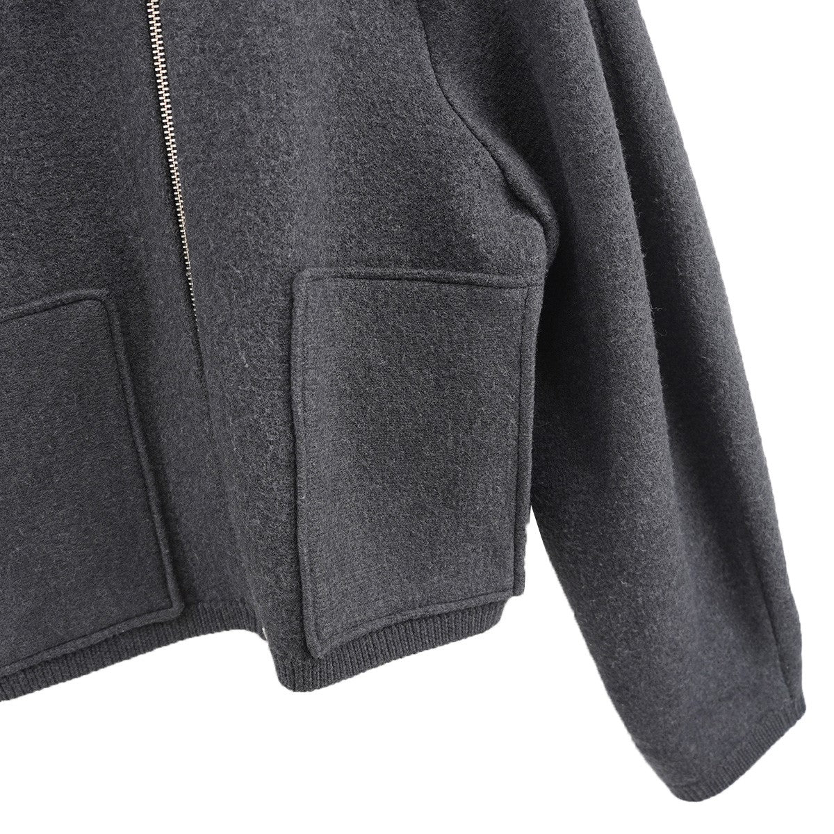 24AW ジップアップ ウール ジャケット