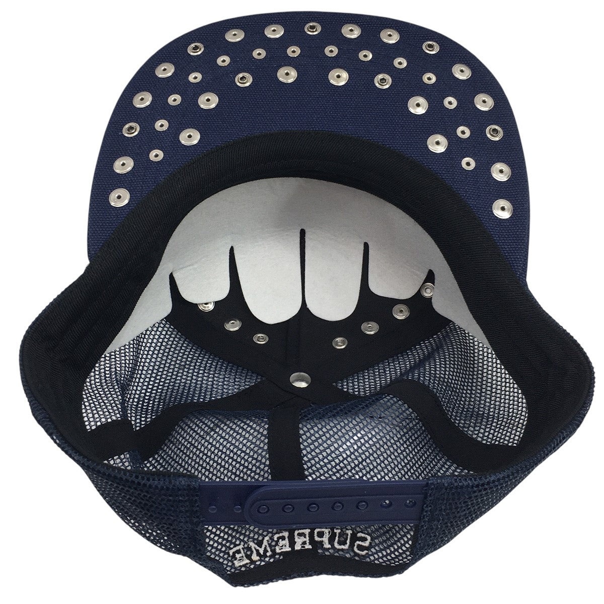 25AW b．b． Simon Studded Mesh Back 5-Panelビービーサイモン ロゴ スタッズ メッシュ バック 5 パネル キャップ 帽子