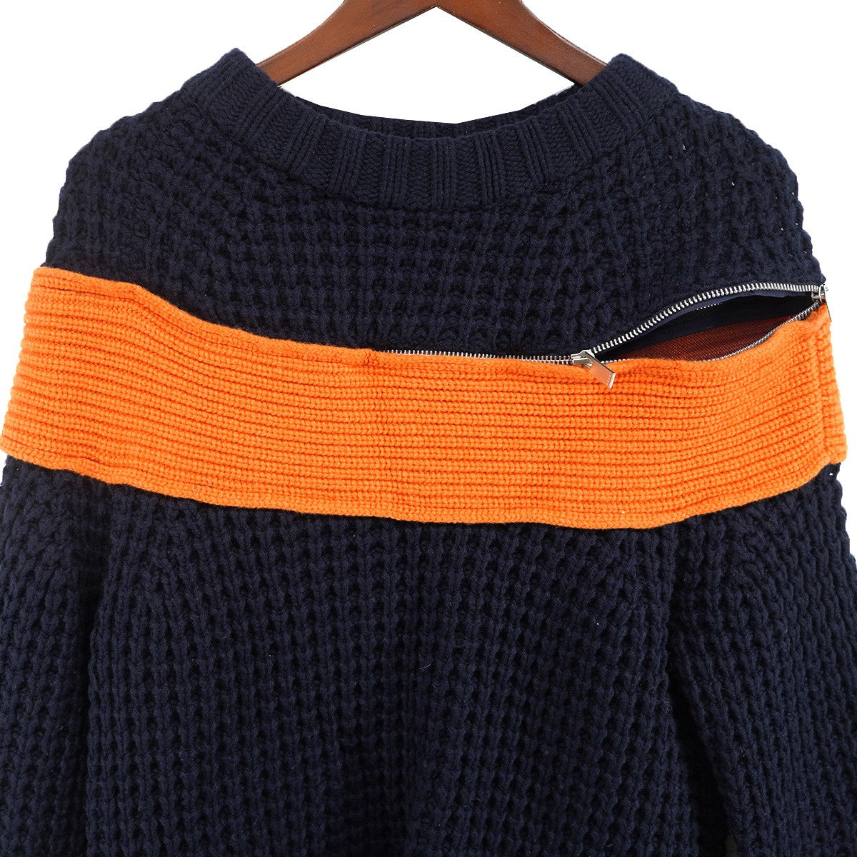 19AW zip attachment knitジップ アタッチメント ニット プルオーバー