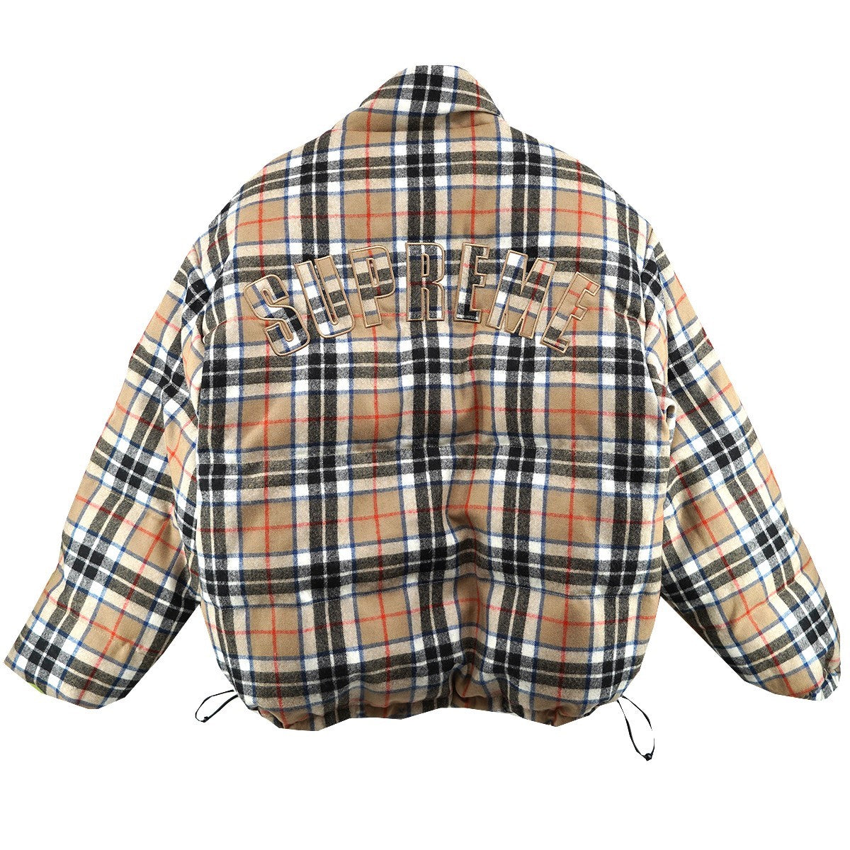 Supreme 24AW Reversible Puffer Jacket × Lochcarron of Scotlandリバーシブル チェック ロゴ パファー ダウン ジャケット 古着・中古-1枚目のアイテム画像