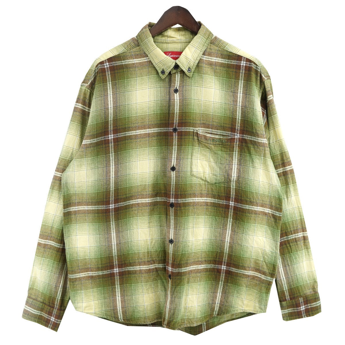 23SS Shadow Plaid Flannel Shirtロゴ シャドー  シャドウ チェック フランネル シャツ ネルシャツ